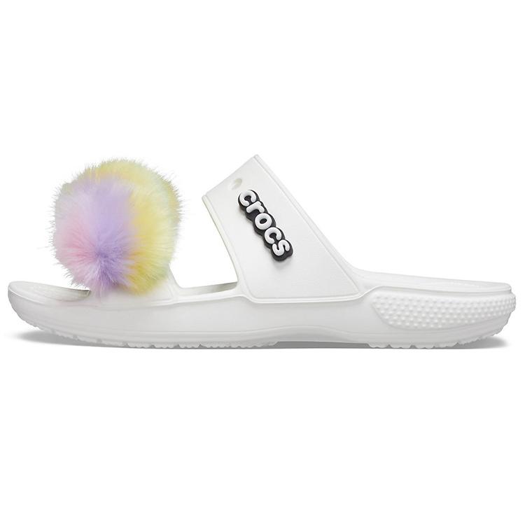 Crocs Классические сандалии на 2 ремешках Fur Sure 'Белые' 207405-100