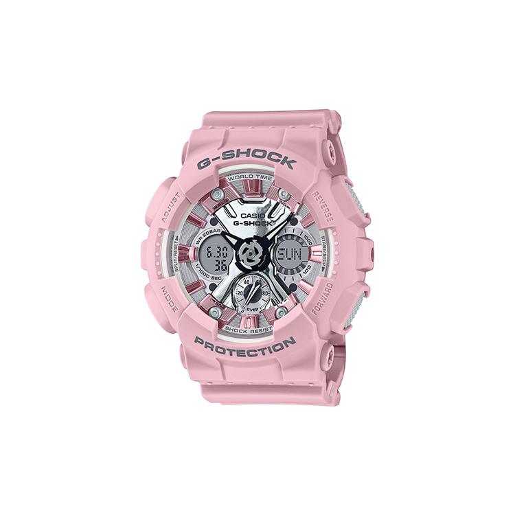 Casio Женские розовые часы GMA-S120NP-4APR