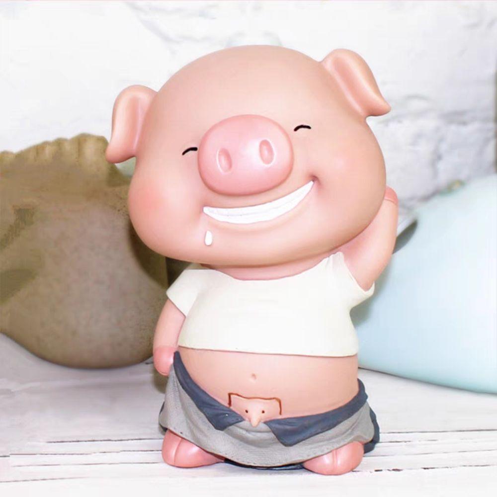 Large Capacity Pig Shaped Money Boxes Savings Tank Pig Money Bank Pig Piggy Bank  Children's Gift