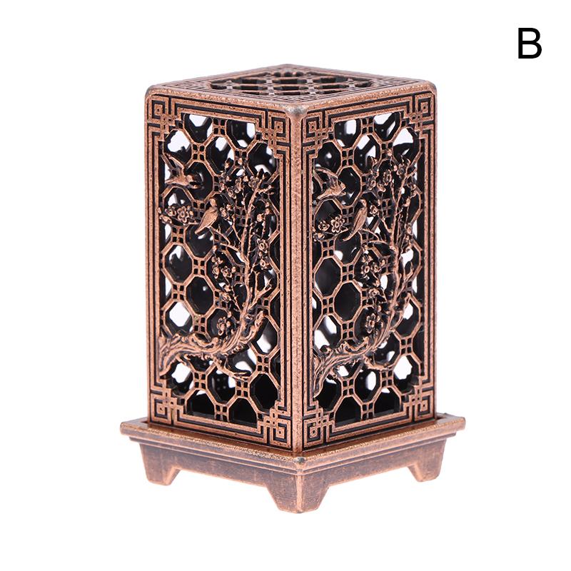 Квадратный круглый вертикальный держатель для благовоний из сплава, украшение для курильниц, ароматерапия, настольные аксессуары для дома