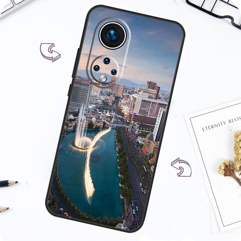 Лас-Вегас Стрип Невада Чехол Для Honor Magic 7 Pro 5 6 Lite Honor 200 Pro 50 70 90 X8b X9a X8a X8 X9 X9c X9b Обложка