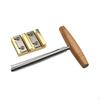 Acoustic Guitar And Ukulele Violin Peg Hole Reamer Kit with Wood Handle