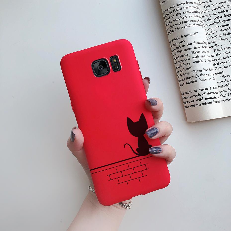 Чехол для samsung galaxy s7 edge s7edge s 7 edge G930 G935F чехол samsung s7 телефон силиконовый милый мягкий защитный задняя крышка чехлы
