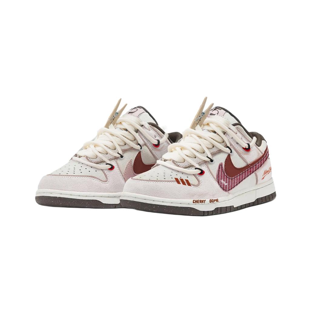Nike Dunk Cherry Bomb New Year Abrasion Resistant Low top Skateboard Shoes Unisex HV1799-161(Team859-New year)