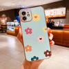 Для iPhone 16 15 Max Samsung S24 S23 Plus A15 A35 A53 A73 Xiaomi 11T 12T 13T Redmi 13C Красивые цветы Мягкий чехол для телефона из ТПУ