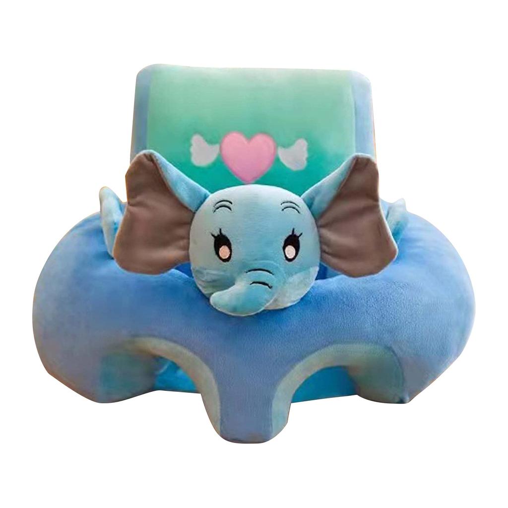 Детский чехол на стул, чехол для дивана в форме милого животного, обучающий чехол на сиденье, плюшевый чехол для игрушек, портативный хлопковый чехол для обучения мультяшному ребенку, без наполнителя, хлопковый чехол на стул