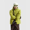 Li Ning Hot Pot Down Jacket Series Водонепроницаемая повседневная однотонная куртка с капюшоном, универсальная морозостойкая короткая зимняя куртка для мужчин, верхняя одежда AYMU259-5