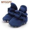 MYGGPP Зимняя детская обувь с мягкой подкладкой для детей 0–1 года Обувь для малышей с мягкой подошвой Обувь для малышей с мягкой подошвой Хлопковые сапоги Хлопковая обувь для сохранения тепла