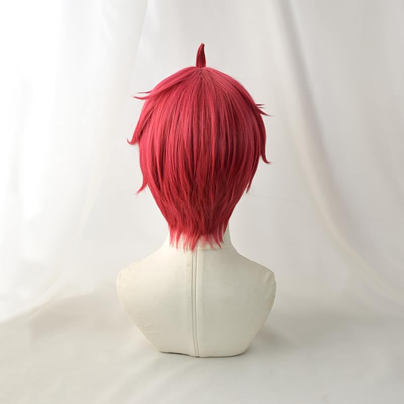 SUNXXCOS Косплей костюм Dandadan Аксессуар Парик, Термостойкий, (Джин Энкодзи)