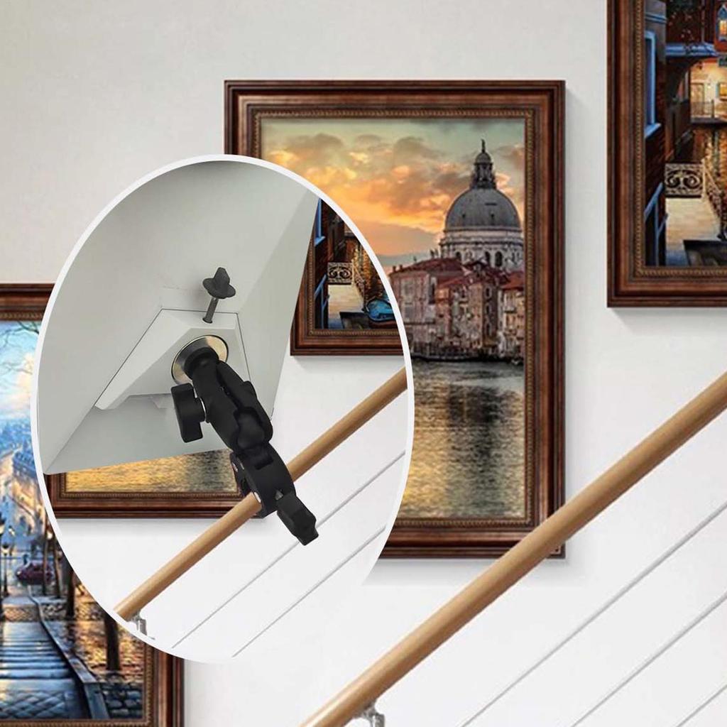 Small Mount Kit Pole Mount Adapter Kit Railing Installation Adapter For Roof Railing Outdoor Ladder RV Household Truck Vehicle