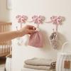 Iron Wall Hooks Pink Coat Hooks Stylish Metal Wall Hooks  Living Room Decor