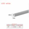 U Edge Banding Car Door Edge Protection Strip Decorative U Frame Bar Crashproof Strip Rubber Vehicle Sealing Strip Car Decor