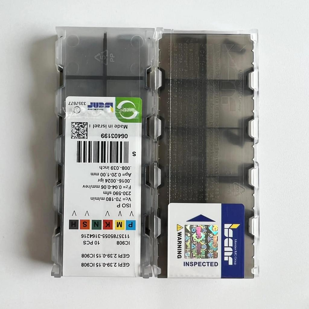 ISCAR / GEPI2.39-0.15 IC908 /Industrial Indexable Carbide Inserts 10 Pcs