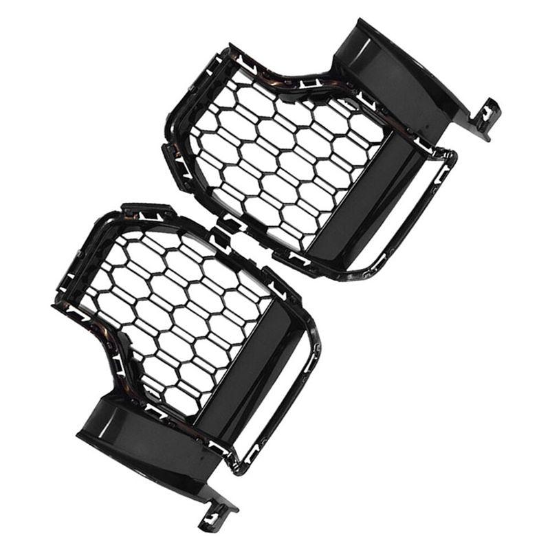 ABBY-Fog Lamp Lights Grille Frame For BMW G05 X5 M Sport 2018-2025, Right Side Front Bumper Open Grille Cover 51118069210