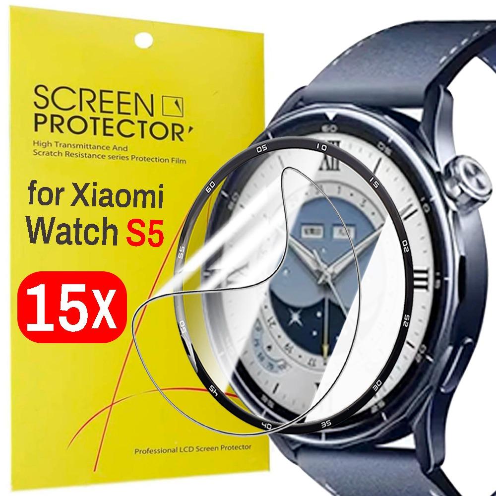 Для Xiaomi Watch S5 HD Полное покрытие Защитная пленка для экрана 3D Изогнутый Защитная пленка Гидрогелевая для Xiaomi Watch S5