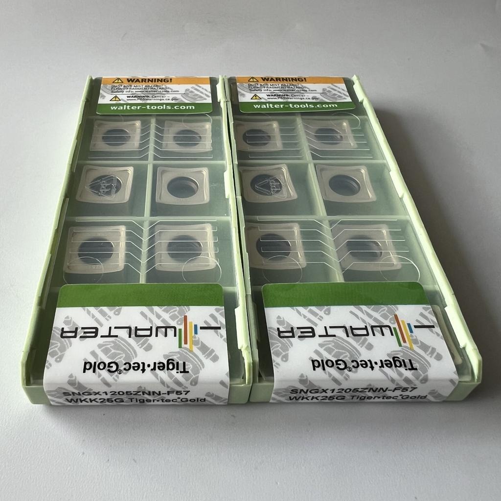WALTER / SNGX1205ZNN-F57 WKK25G / Carbide CNC Blade 10 Pcs