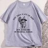 Funny Wizard Frog Tshirts Cotton Short Sleeve Men Women Tee Shirt Casual Round Neck Cotton Streetwear Tshirt Vintage Clothes