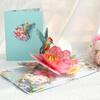 Hummingbird Birthday Card Handmade Pop-Up Bird Flower Card 3D Mother's Day Anniversary Valentine's Day Greeting Card for Women