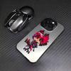 Alastor H-Hazbin H-Hotel Phone Case For iPhone 17, 16,15,14,13,12,11 Plus,Pro Max, Colorful Silver Funda Cover
