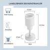 Plafonnier - NETTLIFE - Spot plafond blanc moderne - 1x GU10 - Orientable 350° - Métal