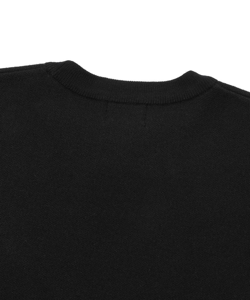 BEENTRILL Технический стандарт Шерстяной Удобная посадка Вязаный (черный)
