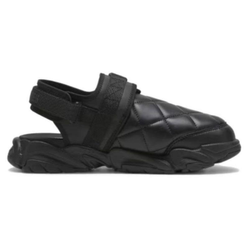 PLEASURES x PUMA TS-01 Quilt Men Versatile Comfort Beach Sandals Black 396202-01