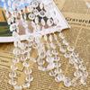 Xmas Clear Romantic Party Wedding Diy Curtain Bead 33ft Garland Strand Acrylic