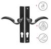 Black Baron Exterior Gate Handle