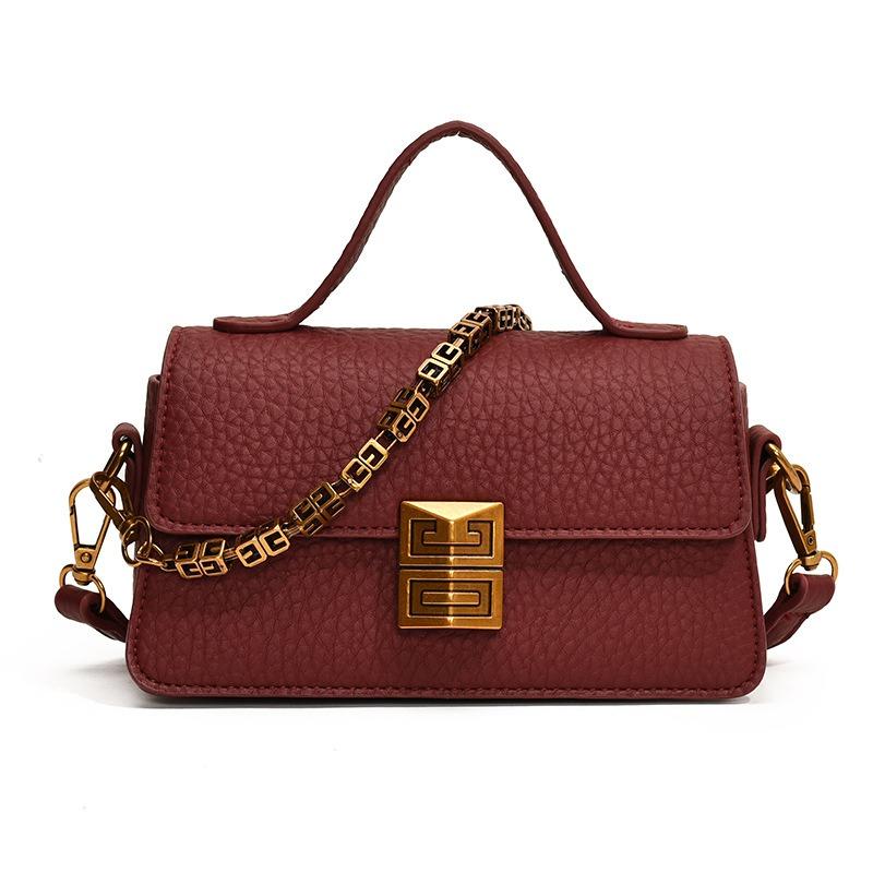 Сегодняшняя популярная сумка женская новая модная текстура сумка через плечо мессенджер простая для поездок на работу маленькая квадратная сумка универсальная портативная