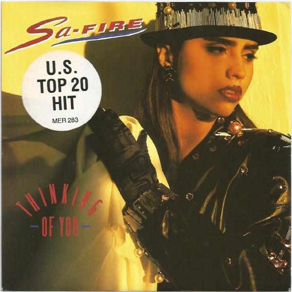 7-дюймовая пластинка SAFIRE - Thinking Of You MER283 Mercury 1988 UK Танцевальная и электронная музыка Б/У
