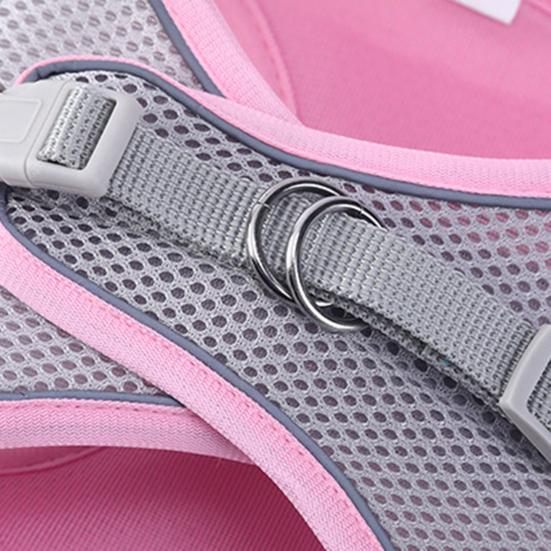 Нагрудный ремень для домашних животных, дышащие, предотвращающие разрыв, светоотражающие ремни для прогулок, тяговые ремни для собак