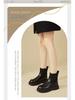 Elastic Women's Autumn/Winter Height-Increasing Sock Boots with Thick Sole & Round Toe - New 2025 Chelsea Ankle Boots, British Style.