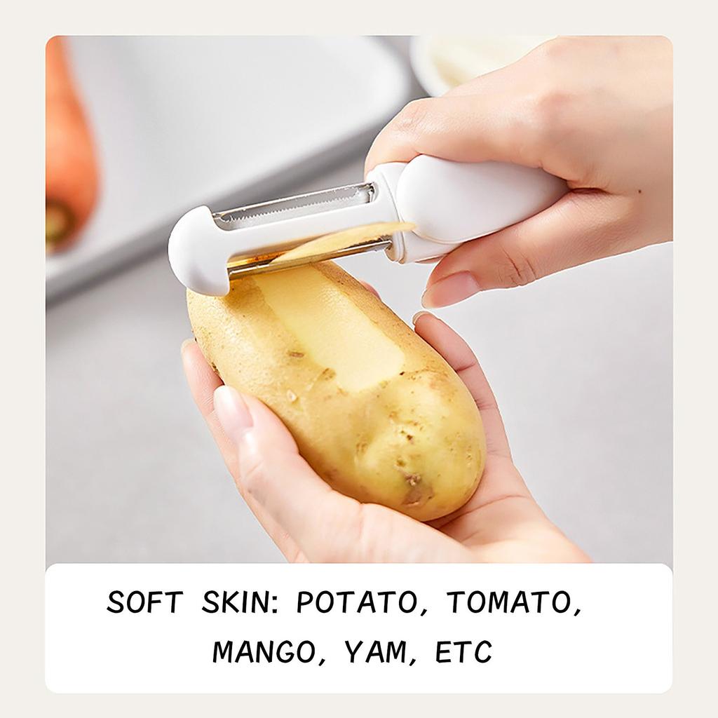Multifunctional Rotary Paring Knife 360°Rotating Portable Peeler And Grater For Vegetable And Fruit