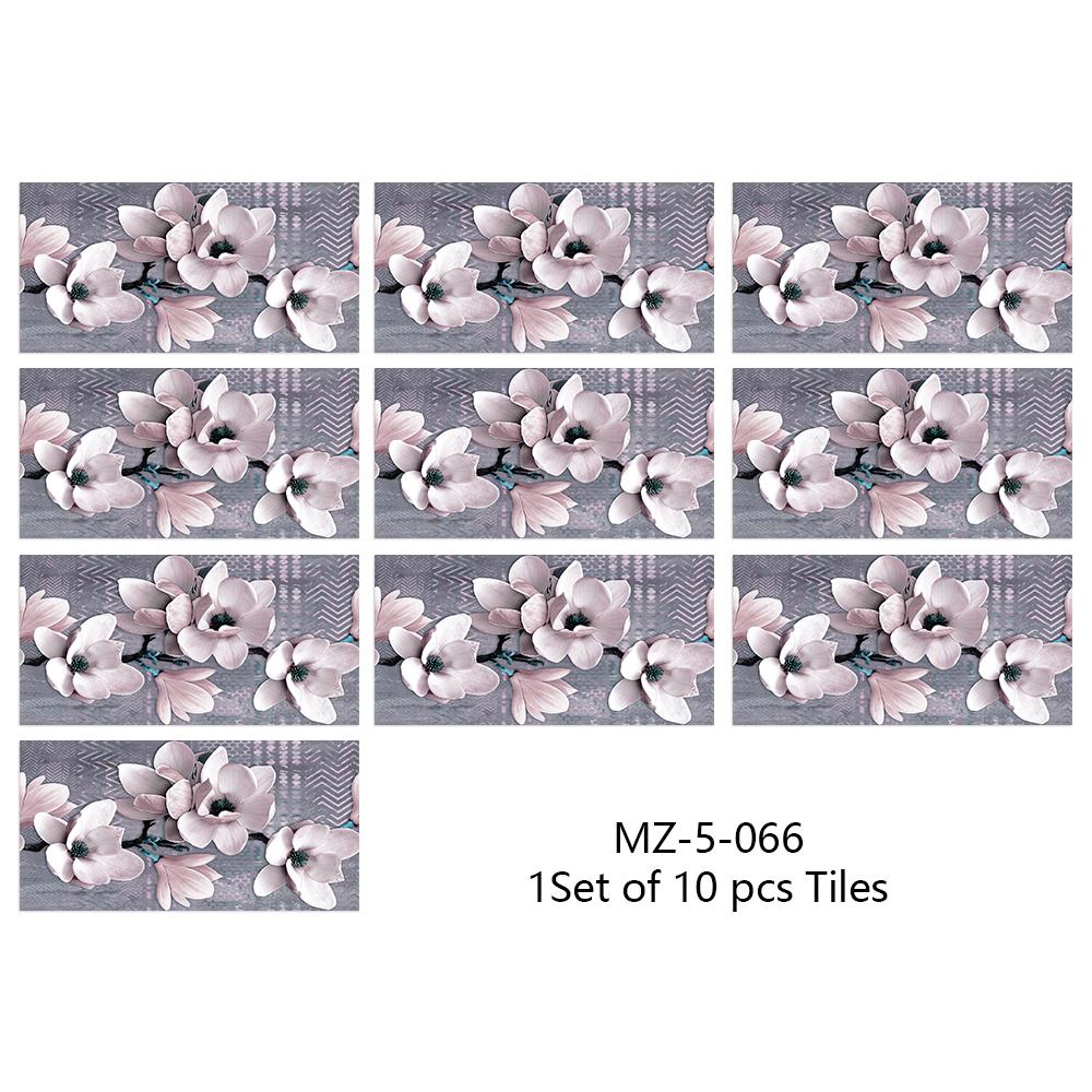 10 шт., настенная наклейка на плитку с цветочным узором, 15X30 см, маслостойкая кухонная наклейка для ванной комнаты, умывальник, водостойкая пилинг-палка, художественные наклейки на стены