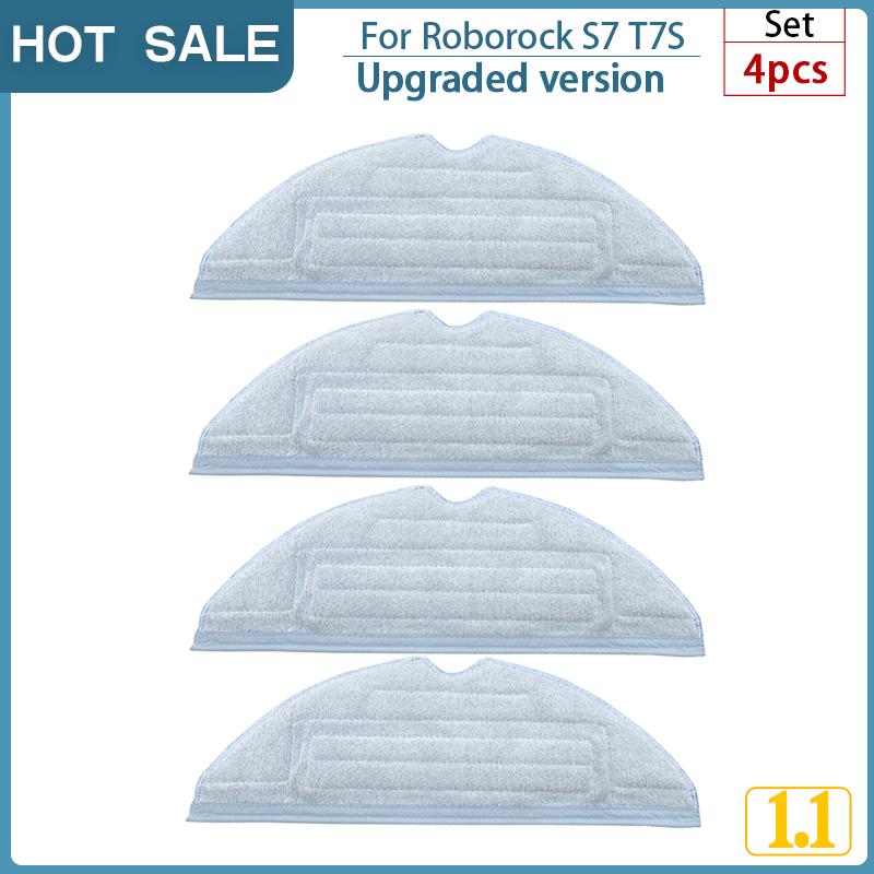 Mop Cloth Roborock S7 MaxV Ultra / S7 Accessories robot Vacuum Cleaner washable Cleaning Disposable Rag Replacement Parts