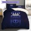 Real Oviedo Pattern Bedding Home Decoration Birthday Gift (1 * duvet cover + 2 * pillowcase, without core)