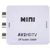Конвертер AV в HDMI, высокое разрешение 1080P, маленькая белая коробка, видеоконвертер HDMI в AV, RCA в HDMI
