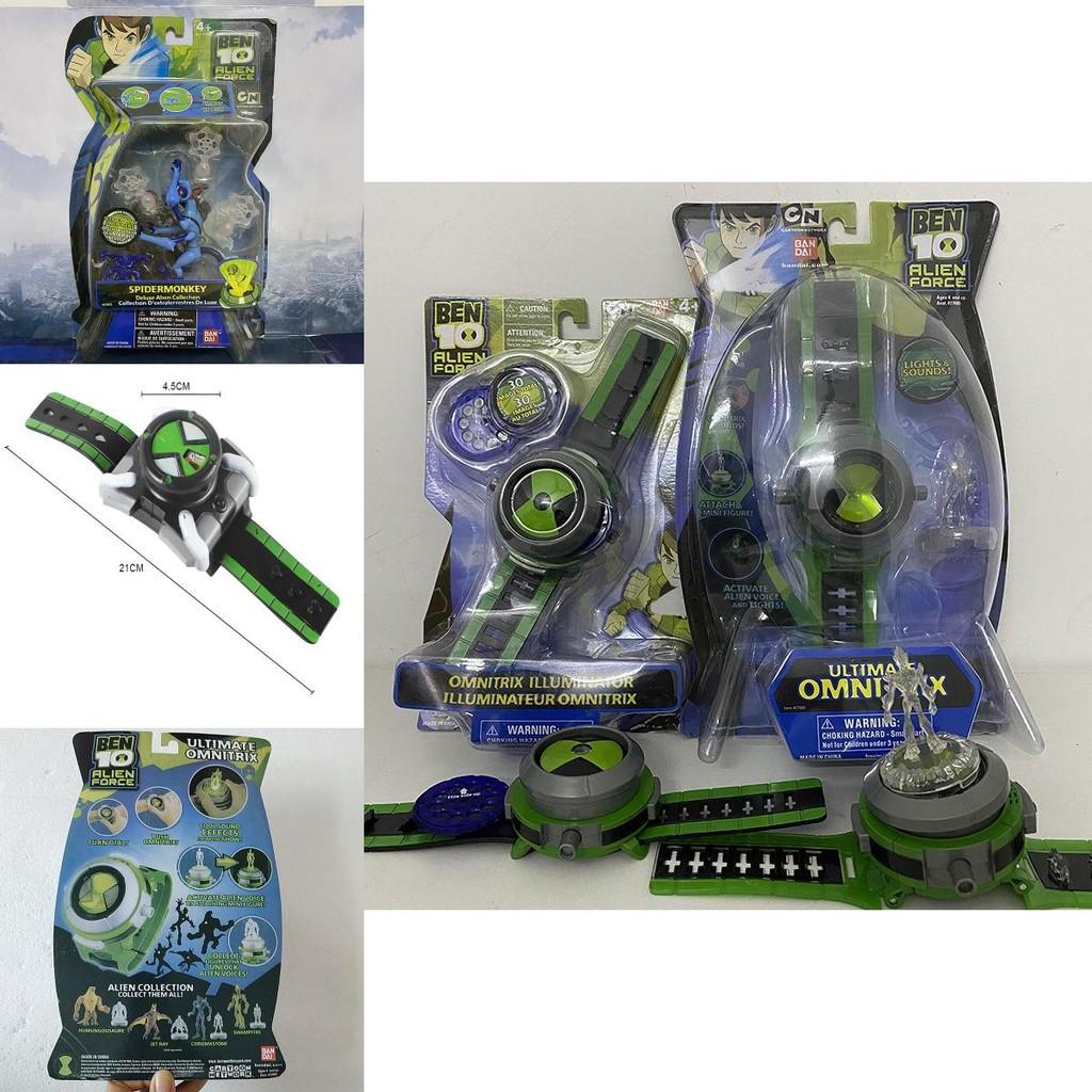 Ben10 Проекционные часы Омнитрикс Высококачественная детская игрушка с регулируемым ремешком и функцией вращения