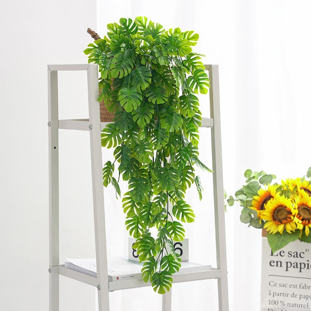 Artificial Hanging Vine Wall Hanging Green Plant Plastic Uv-resistent