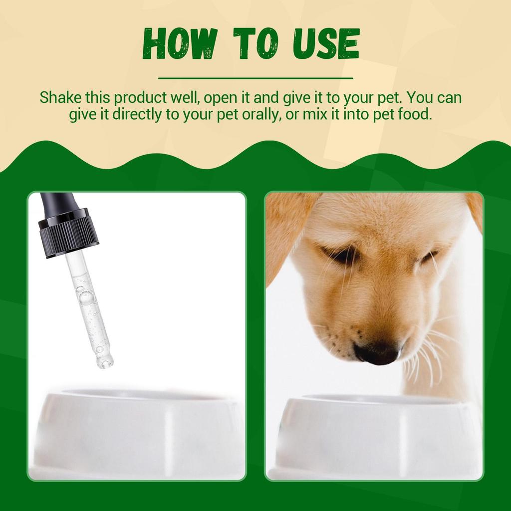 YEGBONG Pet Nutritional Supplement Enhanced Energy Vitality Supplement for Dogs and Cats Pet Body Care