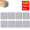 8PCS Mute Table Leg Caps Silicone Floor Protector Furniture Leg Pad Sofa Chair Feet Cover