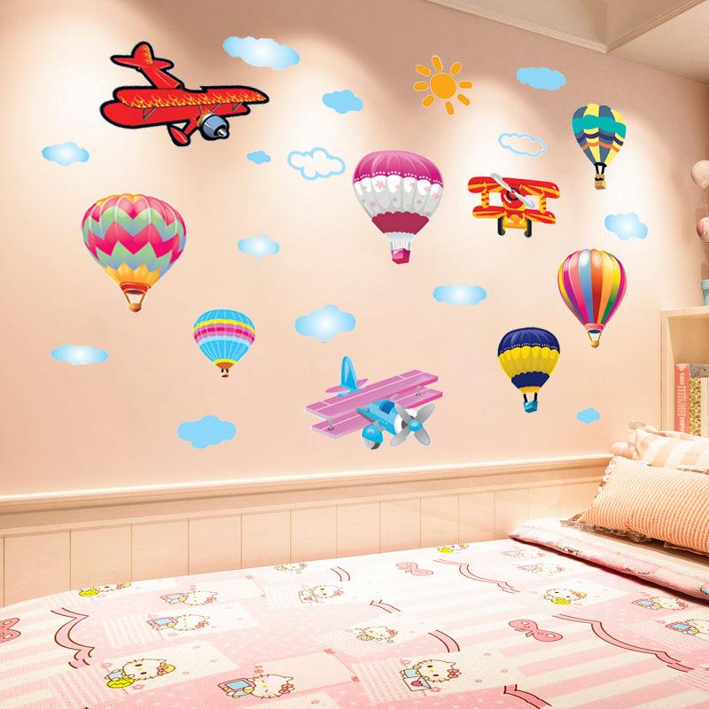 Мультяшные 3D наклейки на стену с динозаврами  Украшение для детской комнаты  Обои для спальни у кровати Наклейки для украшения стен