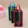 Kitchen Organizer Recycle Foldable Hanging Holder Plastic Breathable Mesh Garbage Bag Storage