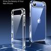 Прозрачный защитный чехол с защитой от пожелтения для iPhone Air 17 Pro Max 16 Plus 15 iPhoneair 17Pro iPhone17 16Pro Ударопрочный бампер Чехол для телефона Аксессуары