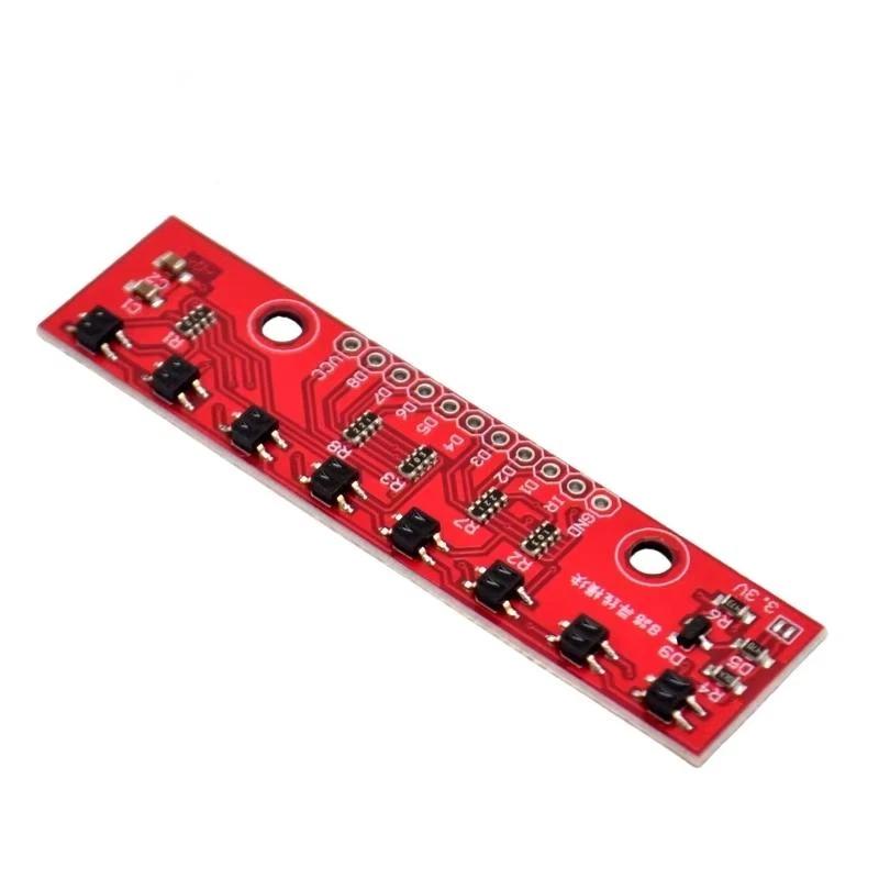 1 шт. Для Arduino Умный Автомобиль Робот DIY Проекты 8-канальный Инфракрасный Датчик Отслеживания Линии Модуль Цифровой Выход