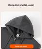 2025 Fleece-Lined Hoodie Jacket: Autumn/Winter Casual Sportswear