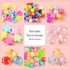 Стеклянные рисовые бусины DIY Набор на 25 ячеек: Детский набор для изготовления ожерелья и браслета ручной работы