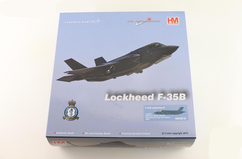HOBBY MASTER Lightning II Black Sheep Finished Product 1/72 F-35B VMFA-214