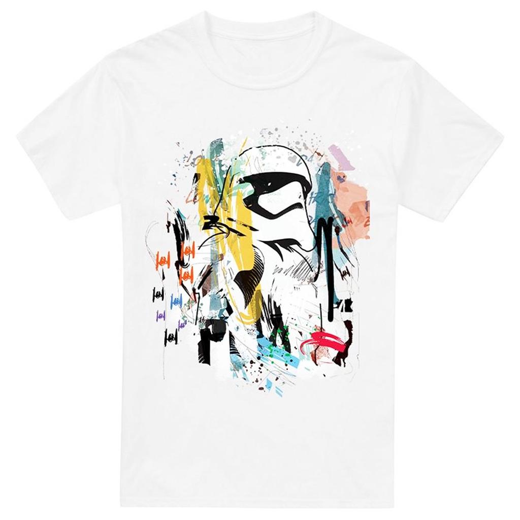 Star Wars Mens Stormtrooper Abstract T-Shirt