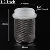 1/2"~4" Stainless Steel Mesh Garden Water Irrigation Hose Filters Aquarium Accessories Pump Bottom Check Valve Protection Filter